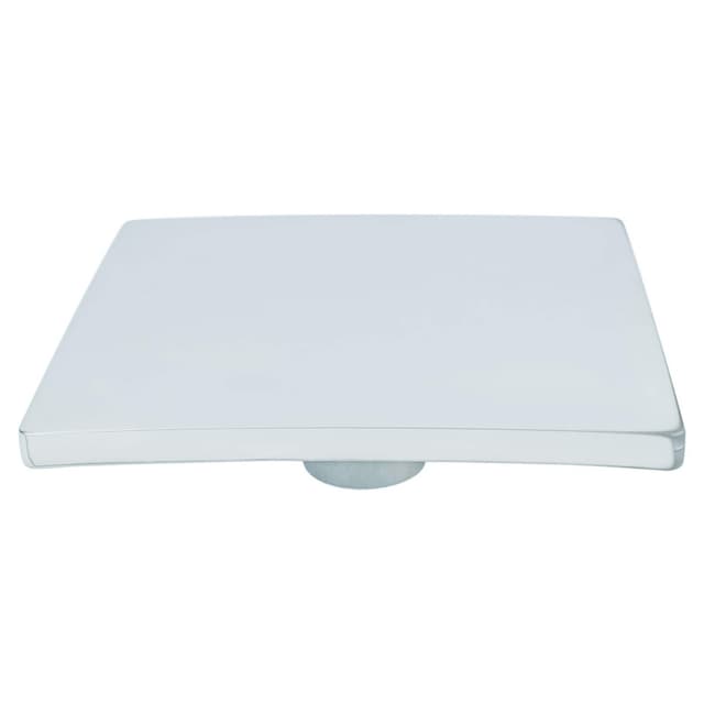 Berenson Wave Series Polished Chrome 3-1/8" (80 mm) L x 3-1/8" (79 mm) W Knob, - 9316-1026-C