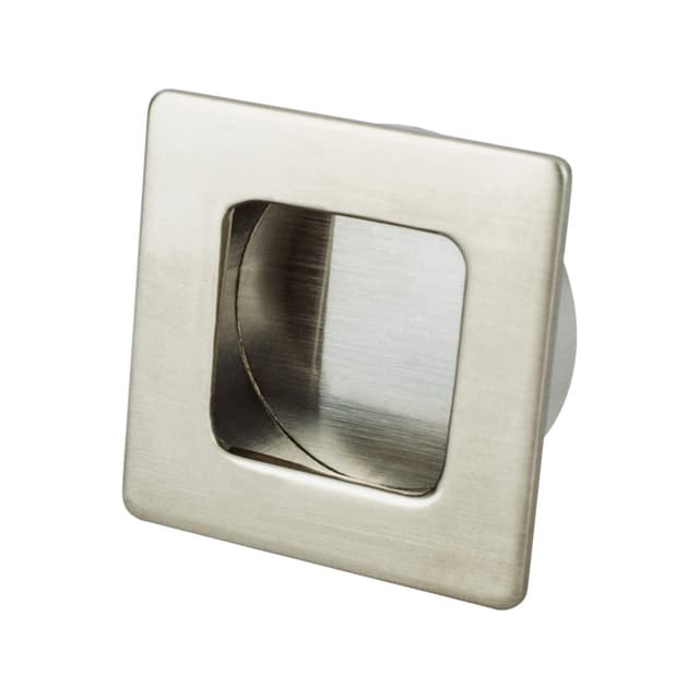 Stylus Series, Zinc Die Cast Recess Pulls 1-1/2" Bore Dia., Brushed Nickel Finish