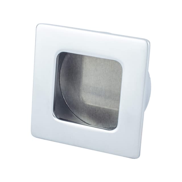 Stylus Series, Zinc Die Cast Recess Pulls 1-1/2" Bore Dia., Dull Chrome Finish