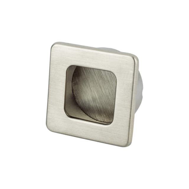 Stylus Series, Zinc Die Cast Recess Pulls 29 mm Bore Dia., Brushed Nickel Finish