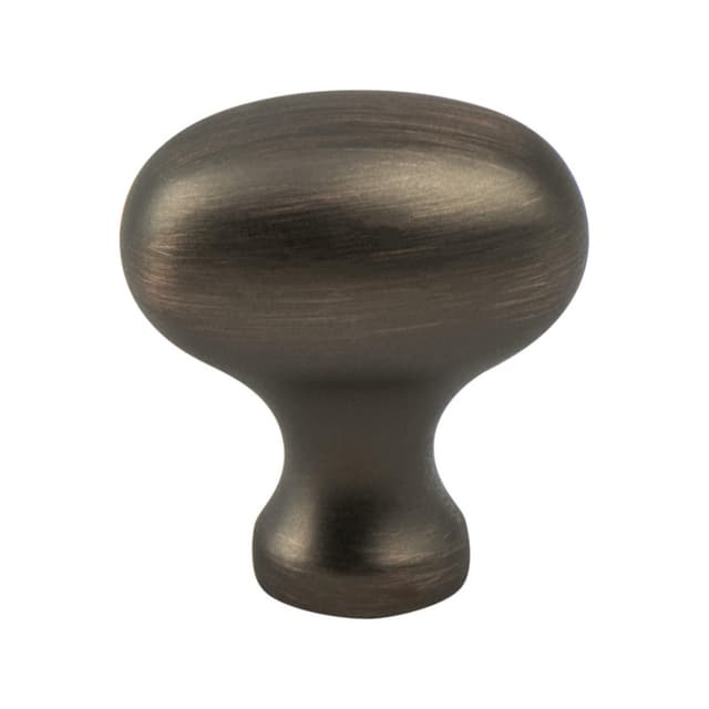 Berenson Transitional Advantage Three Series Verona Bronze 1-1/8" (29 mm) L x 3/4" (19 mm) W Knob, - 9362-10VB-P