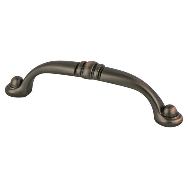Berenson Advantage Plus Five Series 3-3/4" (96 mm) Center to Center Verona Bronze Pull, - 9383-10VB-P