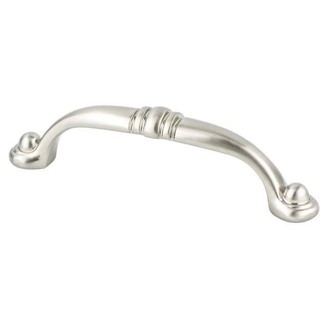 Berenson Advantage Plus Five Series 3-3/4" (96 mm) Center to Center Brushed Nickel Pull, - 9384-1BPN-P