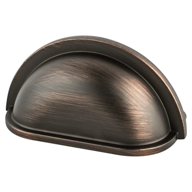 Berenson Advantage Plus Five Series 3" (76 mm) Center to Center Verona Bronze Cup Pull, - 9386-10VB-P