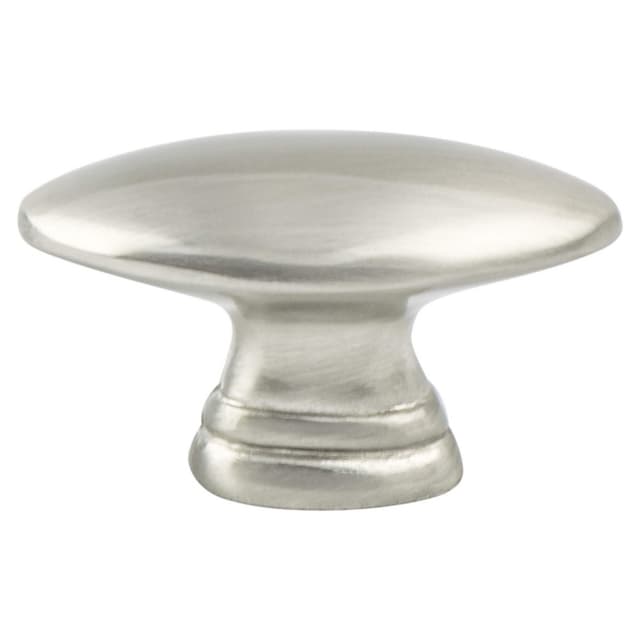 Berenson Advantage Plus Six Series Brushed Nickel 1-7/16" (37 mm) L x 3/4" (19 mm) W Knob, - 9426-1BPN-P