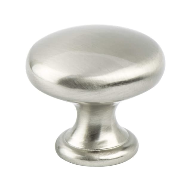 Berenson Contemporary Advantage Four Series Brushed Nickel 1-1/8" (29 mm) Diameter Knob, - 9432-4BPN-P
