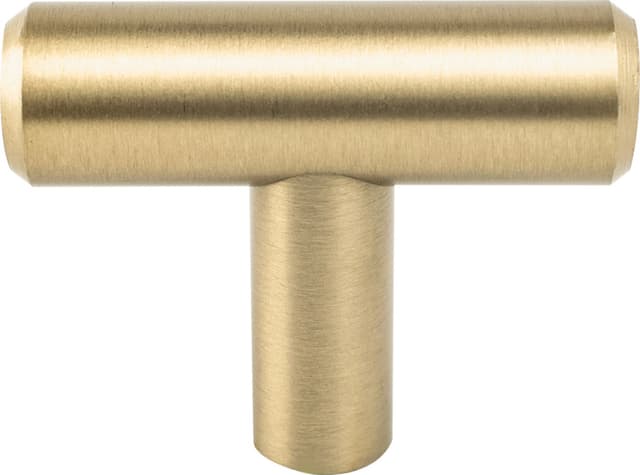 Berenson Steel Series Satin Champagne 2" (51 mm) L x 1/2" (12.5 mm) W Knob, - 9543-20CZ-P