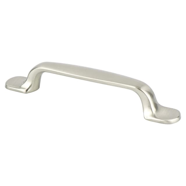 Berenson Euro Moderno Series 3-3/4" (95 mm) Center to Center Brushed Nickel Pull, - 9718-1BPN-P