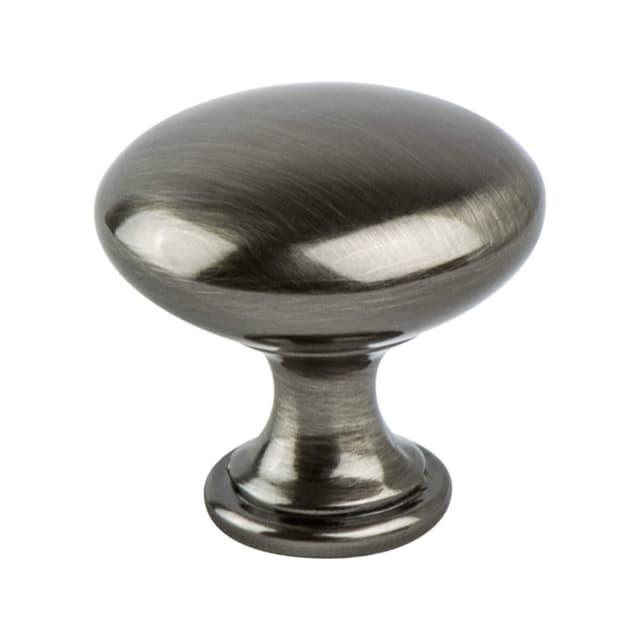 Berenson Euro Moderno Series Brushed Black Nickel 1-3/16" (30 mm) Diameter Knob, - 9723-1BBN-P