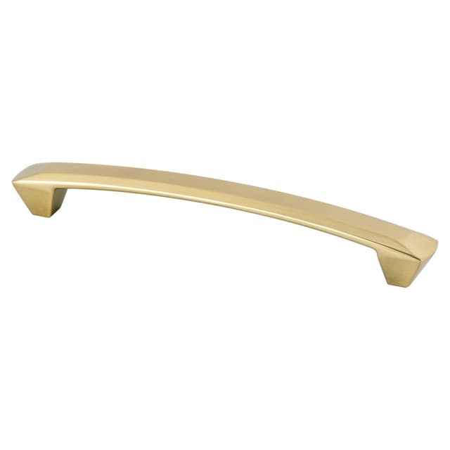 Berenson Laura Series 6-5/16" (160 mm) Center to Center Modern Brushed Gold Pull, - 9816-1MDB-P