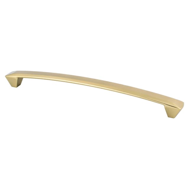 Berenson Laura Series 8-13/16" (224 mm) Center to Center Modern Brushed Gold Pull, - 9817-1MDB-P