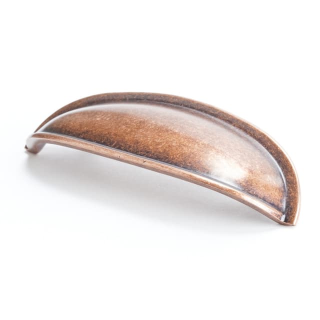 Berenson American Classic Series 3" (76 mm) Center to Center Weathered Copper Cup Pull, - 9893-1WC-P