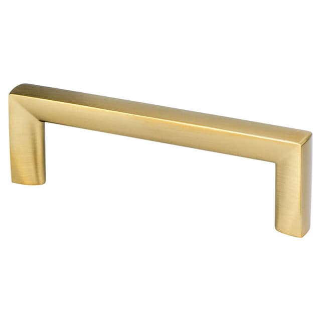 Berenson Metro Series 3-3/4" (95 mm) Center to Center Modern Brushed Gold Pull, - 9897-1MDB-P