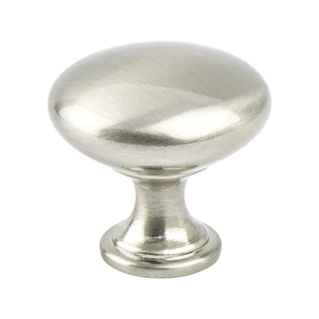Berenson Euro Moderno Series Brushed Nickel 1-3/16" (30 mm) Diameter Knob, - 9913-1BPN-P