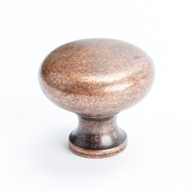 Berenson American Classics Series Weathered Copper 1-3/16" (30 mm) Diameter Knob, - 9941-1WC-P