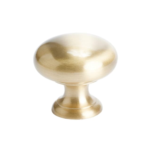 Berenson Plymouth Series Satin Brass 1-1/4" (32 mm) Diameter Knob, - 9955-1SB-P