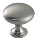 Pro Value Classic Series Satin Nickel 1-3/16" (30 mm) Diameter Knob, - SZCL3-SN