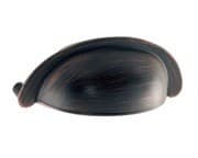 Pro Value Classic Series 3" (76 mm) Center to Center Oil Rubbed Bronze Cup Pull, - SZCL10-ORB