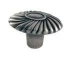 Pro Value Premiere Series Weathered Nickel 1-9/16" (40 mm) L x 1" (25 mm) W Knob, - SZPR6-WN