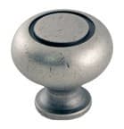 Pro Value Select Series Weathered Nickel 1-1/4" (32 mm) Diameter Knob, - SZSE1-WN