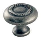 Pro Value Select Series Weathered Nickel 1-1/4" (32 mm) Diameter Knob, - SZSE7-WN