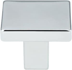 Pro Value Transitions Series Polished Chrome 1-1/8" (29 mm) L x 1-1/8" (29 mm) W Knob, - SZTR1-PC