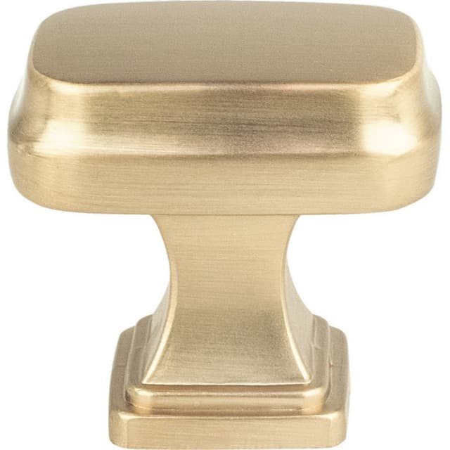 Pro Value Preferred Series Satin Champagne 1-5/16" (33 mm) L x 15/16" (24 mm) W Knob, - SZPF2-SCP