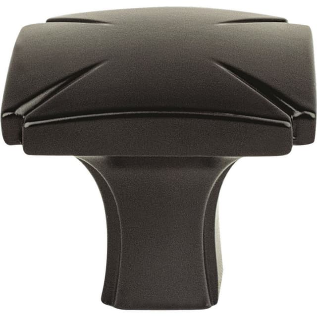 Pro Value Preferred Series Matte Black 1-5/32" (29 mm) L x 1-1/8" (29 mm) W Knob, - SZPF3-MB