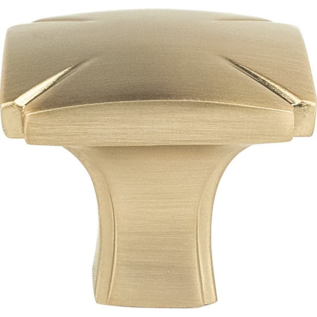 PRO Value Preferred Series Satin Champagne 1-5/32" (29 mm) L x 1-5/32" (29 mm) W Knob, WPRO-1PF3-SCP