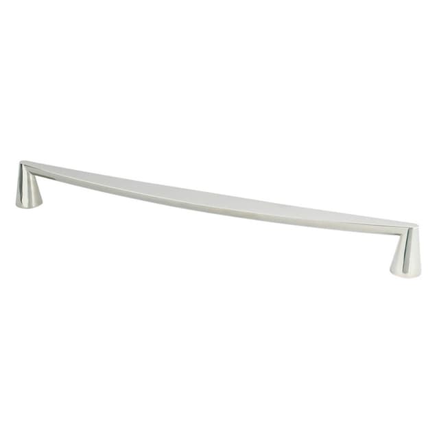 Berenson Domestic Bliss Series 12-5/8" (320 mm) Center to Center Polished Nickel Pull, - 2358-1014-P