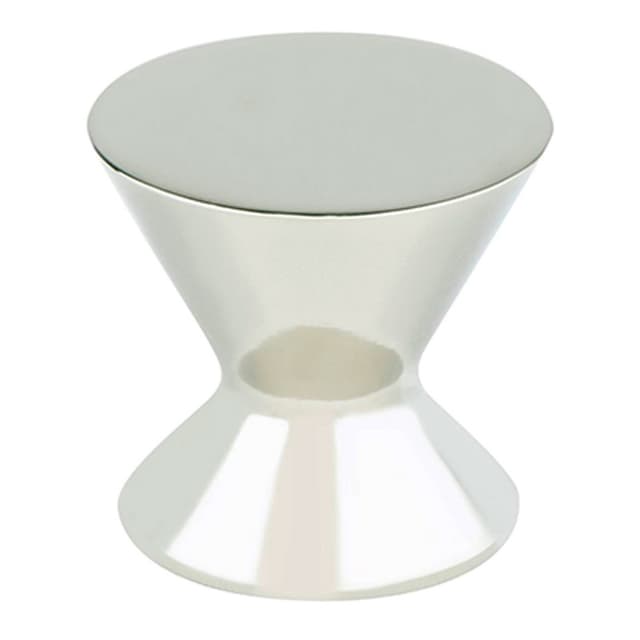 Berenson Domestic Bliss Series Polished Nickel 1-3/16" (30 mm) Diameter Knob, - 2362-1014-P