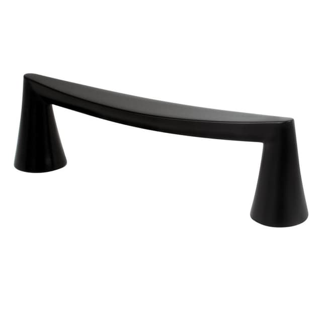 Berenson Domestic Bliss Series 3-3/4" (96 mm) Center to Center Matte Black Pull, - 2400-1055-P