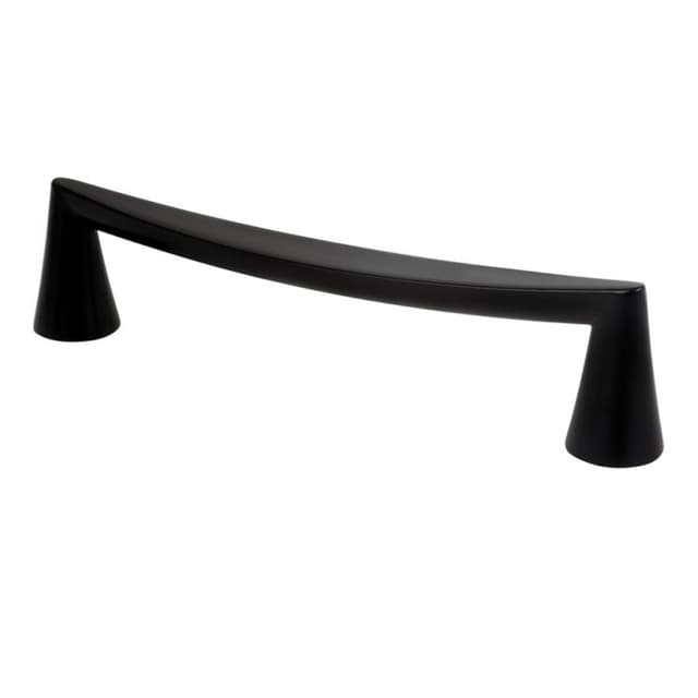 Berenson Domestic Bliss Series 5-1/16" (128 mm) Center to Center Matte Black Pull, - 2401-1055-P