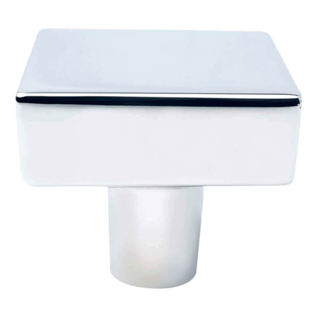 Berenson Brookridge Series Polished Chrome 1-3/8" (35 mm) L x 1-3/8" (35 mm) W Knob, - 2656-1026-P