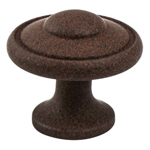 Berenson Euro Traditions Series Dull Rust 1-3/16" (30 mm) Diameter Knob, - 2928-1FE-P
