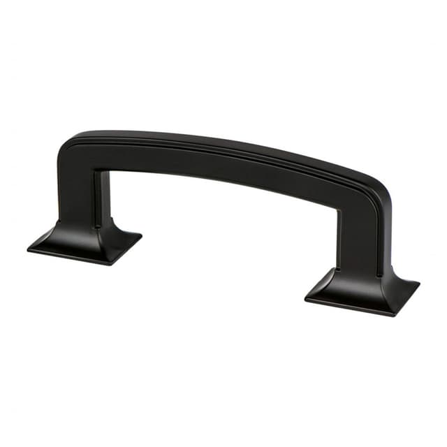 Berenson Hearthstone Series 3" (76 mm) Center to Center Matte Black Pull, - 4068-1055-P