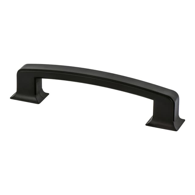 Berenson Hearthstone Series 6" (152 mm) Center to Center Matte Black Pull, - 4080-1055-P