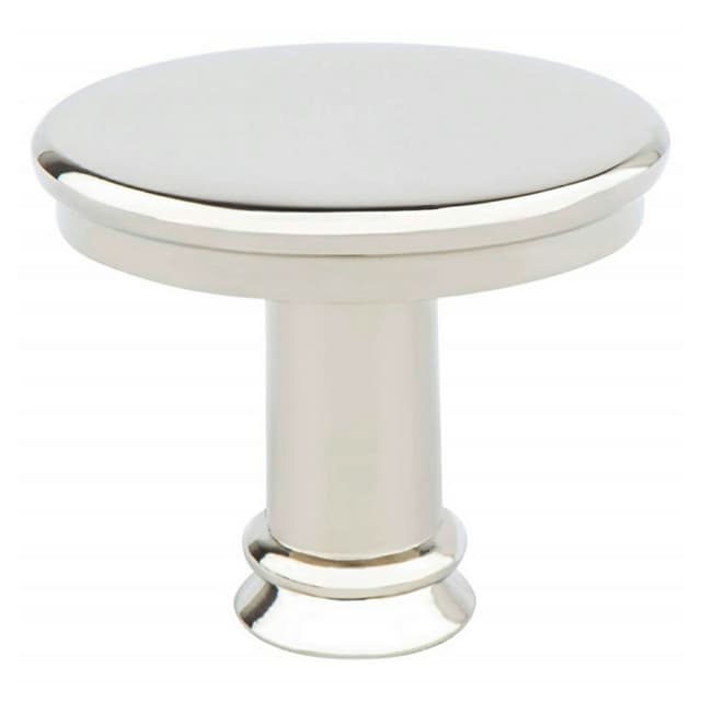Berenson Dierdra Series Polished Nickel 1-7/16" (37 mm) L x 1" (25 mm) W Knob, - 4110-1014-P