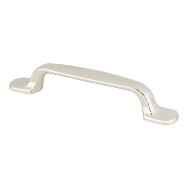 Berenson Designers Group Ten Series 3-3/4" (96 mm) Center to Center Polished Nickel Pull, - 4144-1014-P