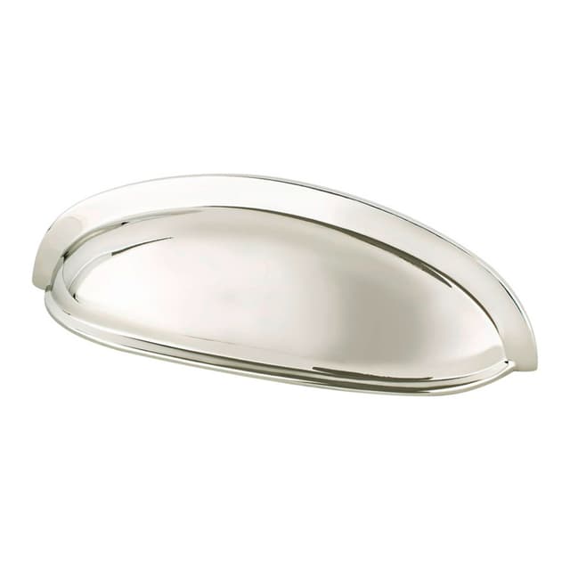 Berenson Designers Group Ten Series 3" (76 mm) Center to Center Polished Nickel Cup Pull, - 4146-1014-P