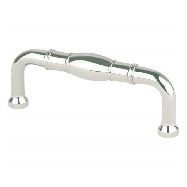 Berenson Designers Group Ten Series 3" (76 mm) Center to Center Polished Nickel Pull, - 4148-1014-P