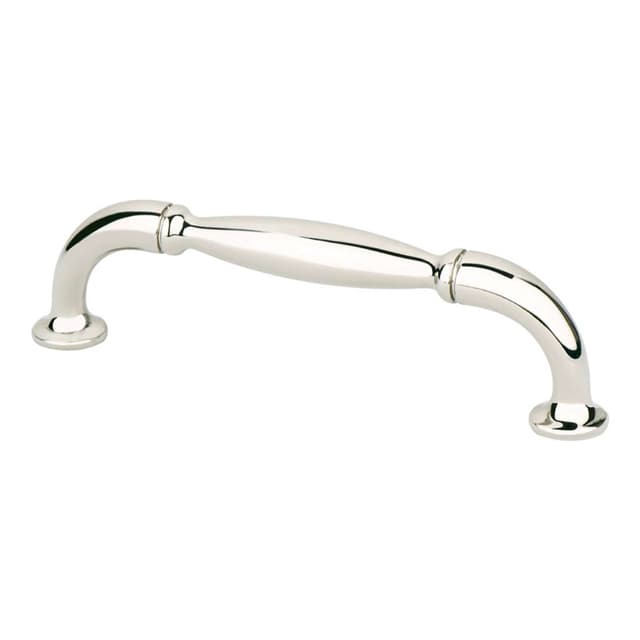 Berenson Designers Group Ten Series 3-3/4" (96 mm) Center to Center Polished Nickel Pull, - 4153-1014-P