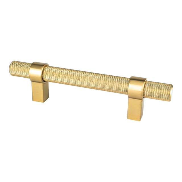 Berenson Radial Reign Series 3-3/4" (96 mm) Center to Center Modern Brushed Gold Pull, - 5049-4MDB-P