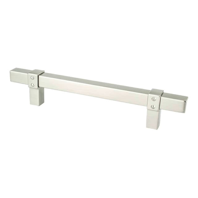 Berenson Rivet Rebel Series 5-1/16" (128 mm) Center to Center Brushed Nickel Pull, - 5080-4BPN-P
