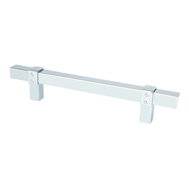 Berenson Rivet Rebel Series 5-1/16" (128 mm) Center to Center Polished Chrome Pull, - 5086-4026-P