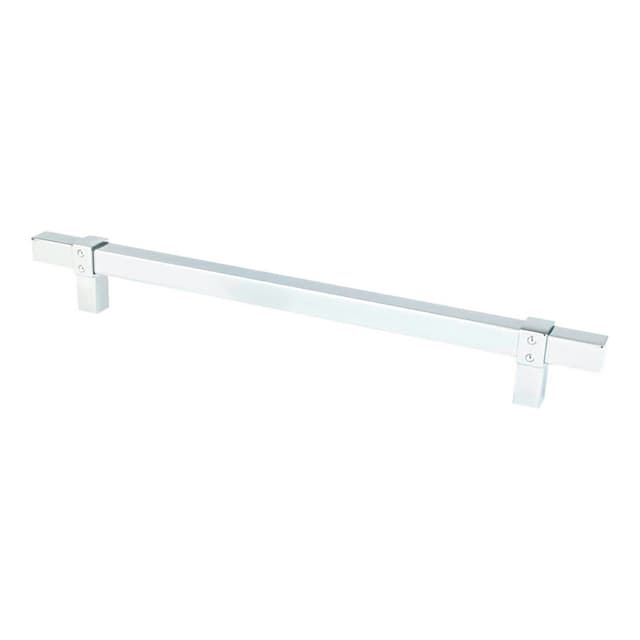 Berenson Rivet Rebel Series 8-13/16" (224 mm) Center to Center Polished Chrome Pull, - 5088-4026-P