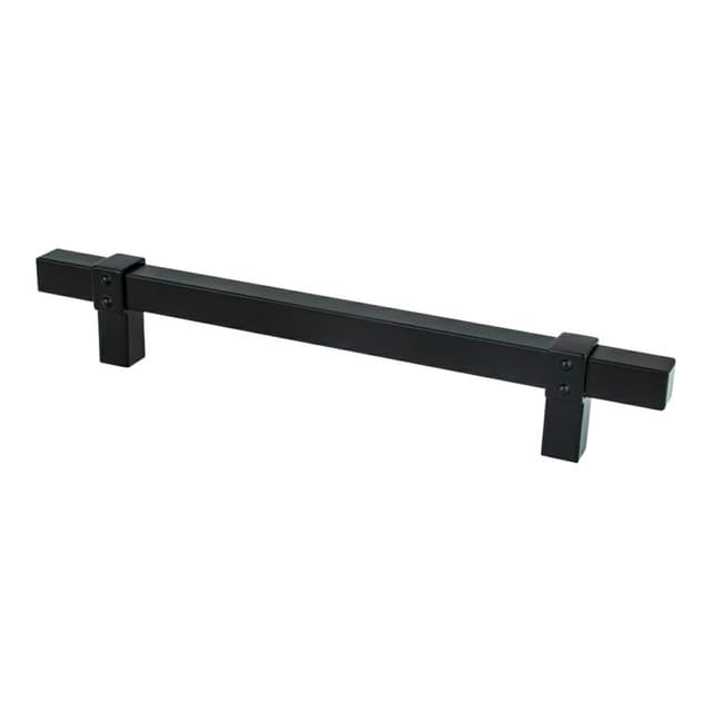 Berenson Rivet Rebel Series 6-5/16" (160 mm) Center to Center Matte Black Pull, - 5093-4055-P