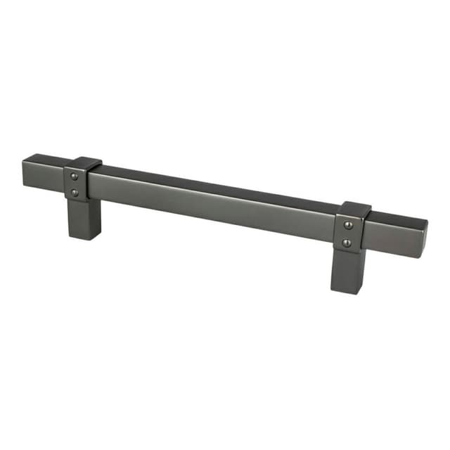 Berenson Rivet Rebel Series 5-1/16" (128 mm) Center to Center Slate Pull, - 5098-4SLT-P