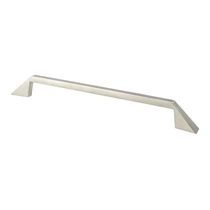 Berenson-R.Christensen Right Series 7-9/16" (192 mm) Center to Center Brushed Nickel Pull, - 6074-1BPN-C