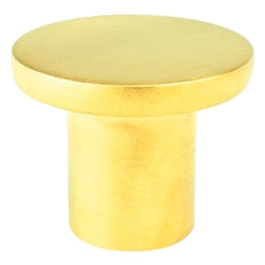 Berenson-R.Christensen Disc Series Soft Gold 1-9/32" (32.5 mm) Diameter Knob, - 6080-1SFG-C